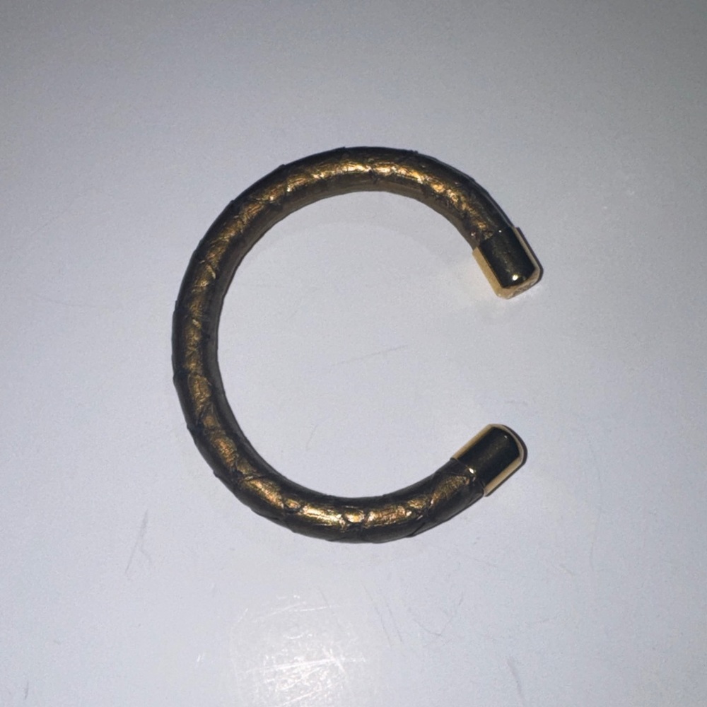 Rustic Cuff Gold Bracelet